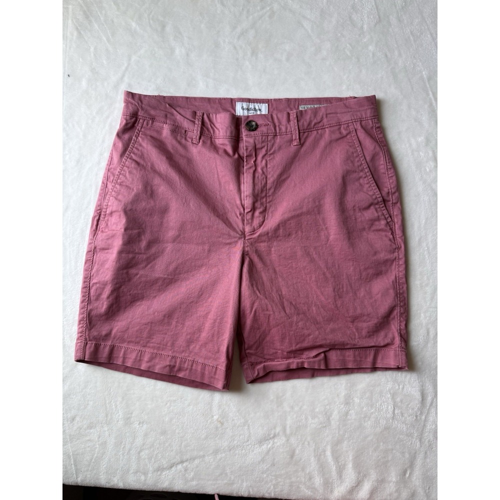 Goodfellow & Co Men's Pink Chino Shorts Size 30 Casual Summer Everywhere  Shorts